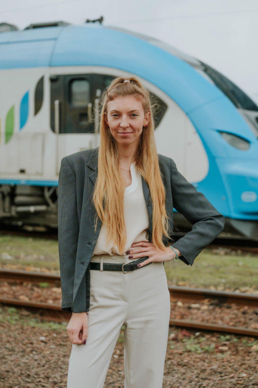 Marlena Plona od 4 kwietnia jest maszynistką Kolei Śląskich