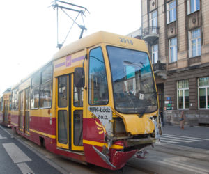 Wypadek tramwaju w Łodzi