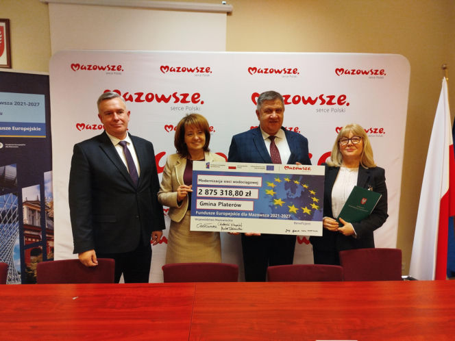 Ponad 13,7 mln zł z UE na modernizacje sieci wodociągowych w gminach Zbuczyn, Bielany i Platerów