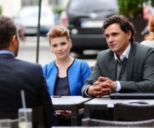 Hotel 52 sezon 7 odc. 84. Edyta (Karolina Nolbrzak), Kubacki (Piotr Jankowski)