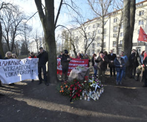 Pikieta po 9 latach od śmierci Jolanty Brzeskiej