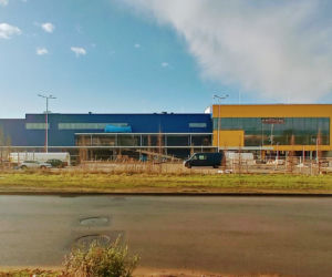 Budowa sklepu IKEA w Szczecinie - grudzień 2020