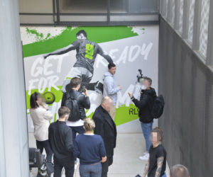 Robert Lewandowski w restauracji Nine's