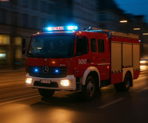 Nocny pożar w zakładzie Volkswagena postawił służby na nogi. Z hali ewakuowano pracowników