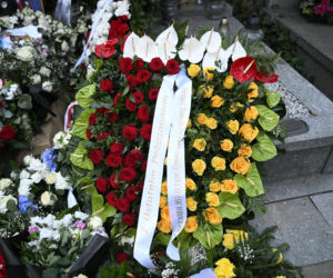 Tak wygląda grób Jacka Magiery po pogrzebie