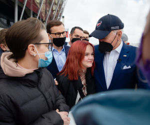 Wizyta prezydenta Joe Biden w Miasto Stołeczne Warszawa - PGE Narodowy