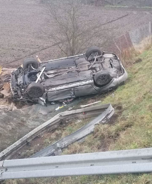 Groźny wypadek w Gwizdanowie