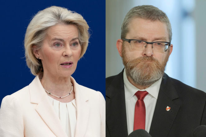 Braun żywi się błędami Ursuli von der Leyen