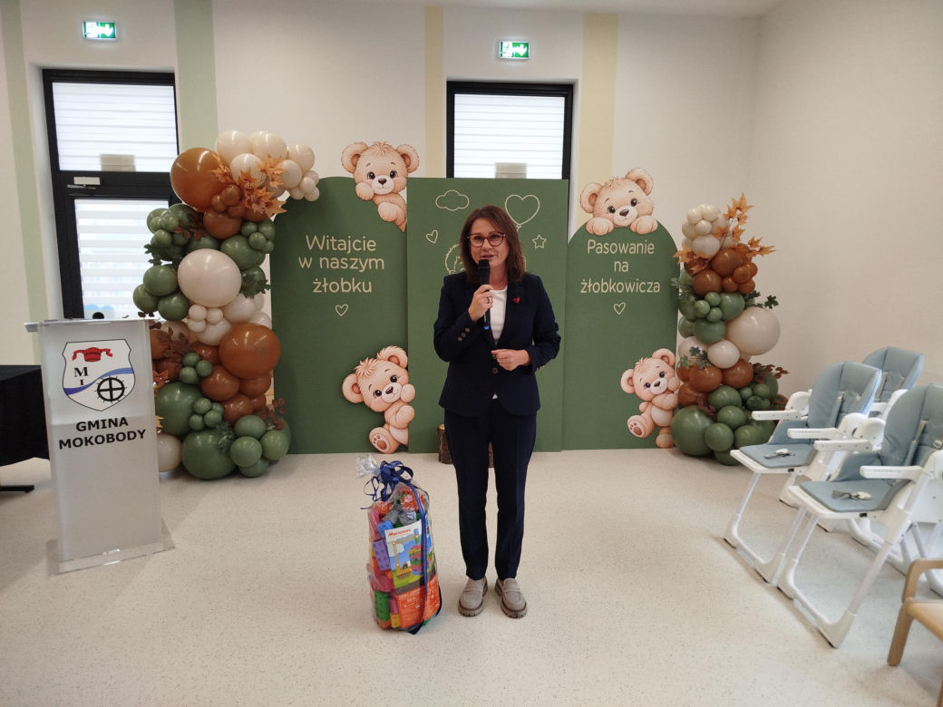 Otwarcie Żłobka w Mokobodach i pasowanie na żłobkowicza