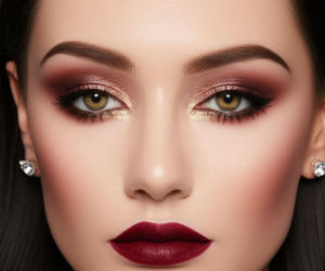 Świąteczny makijaż oczu krok po kroku. Ten błysk robi całą robotę!