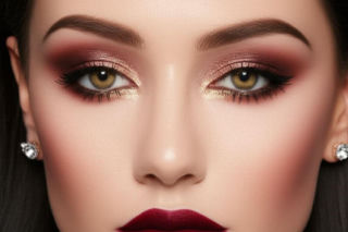 Świąteczny makijaż oczu krok po kroku. Ten błysk robi całą robotę!