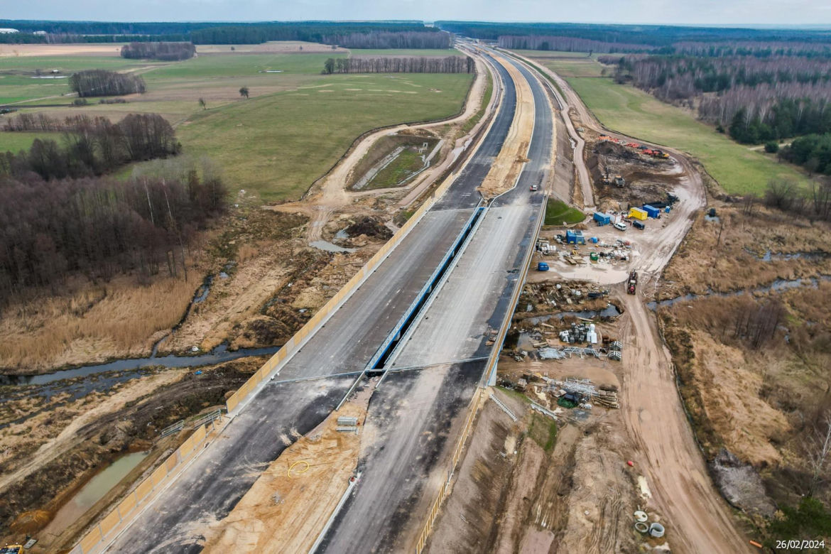 Budowa autostrady A2 Kałuszyn - Groszki