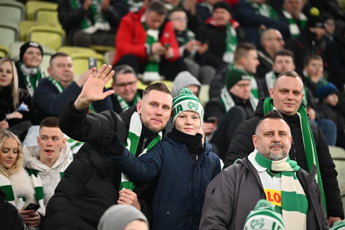 Lechia Gdańsk - Jagiellonia Białystok: Zdjęcia kibiców i zawodników z meczu 24. kolejki PKO BP Ekstraklasy