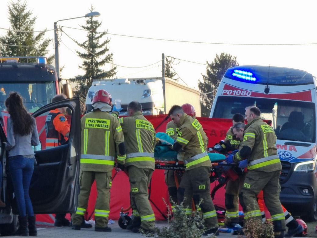 Potrącenie 11-latki pod Ostrowem Wielkopolskim