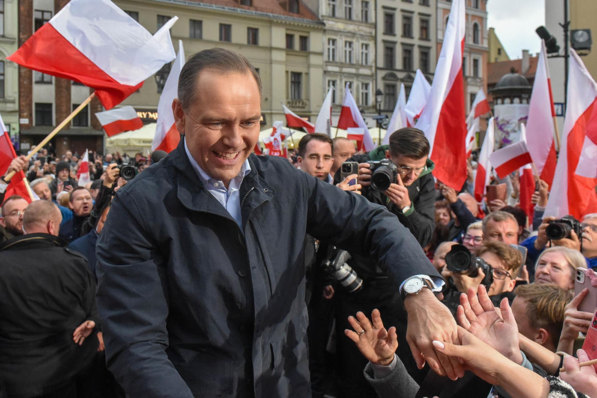 Karol Nawrocki przyjechał do Torunia. Fotorelacja ze spotkania