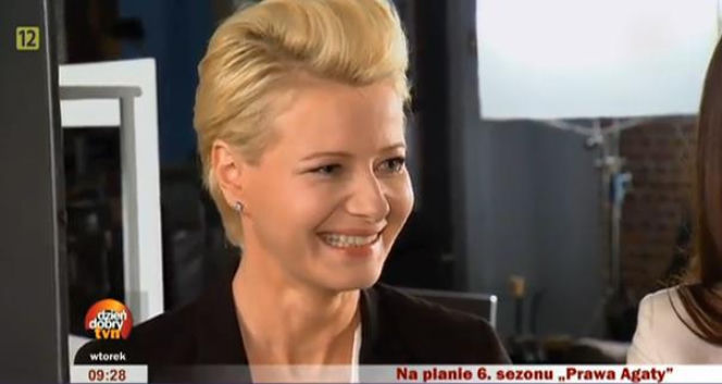 Dzień dobry TVN. Prawo Agaty 6 sezon. Małgorzata Kożuchowska planie serialu