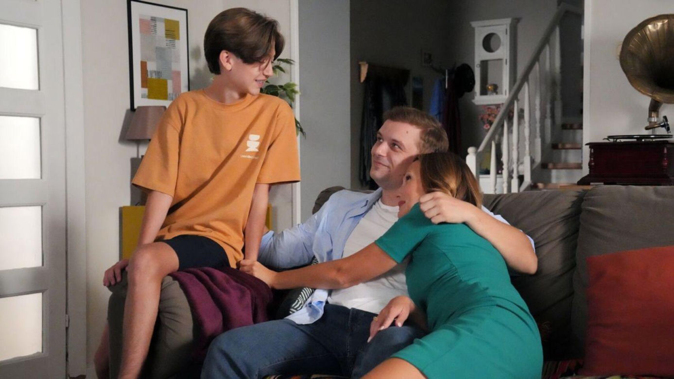 	Barwy szczęścia odc. 3137. Asia Sokalska (Anna Gzyra), Hubert (Marek Molak), Emil (Artem Malashchuk)
