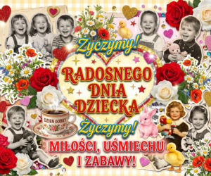Fajna kartka na Dzień Dziecka