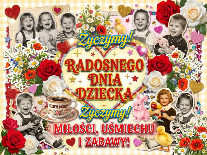 Fajna kartka na Dzień Dziecka