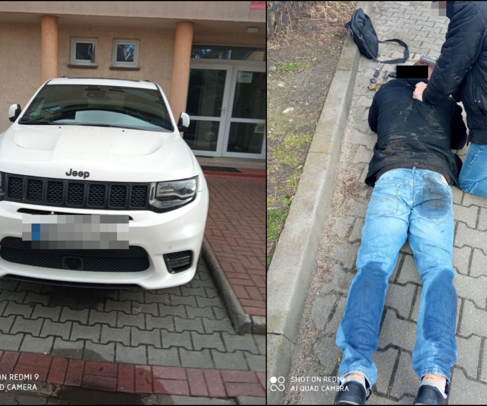 Jeep skradziony w Niemczech odnalazł się w Warszawie. Wraz z nim poszukiwany 32-latek