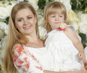 Anna Powierza i jej córka Helenka