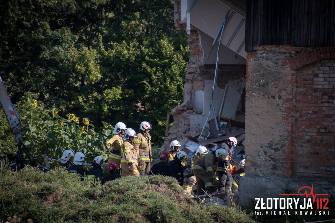 Remontowali dom, zginęli pod gruzami. Prokuratura: to nie była katastrofa budowlana