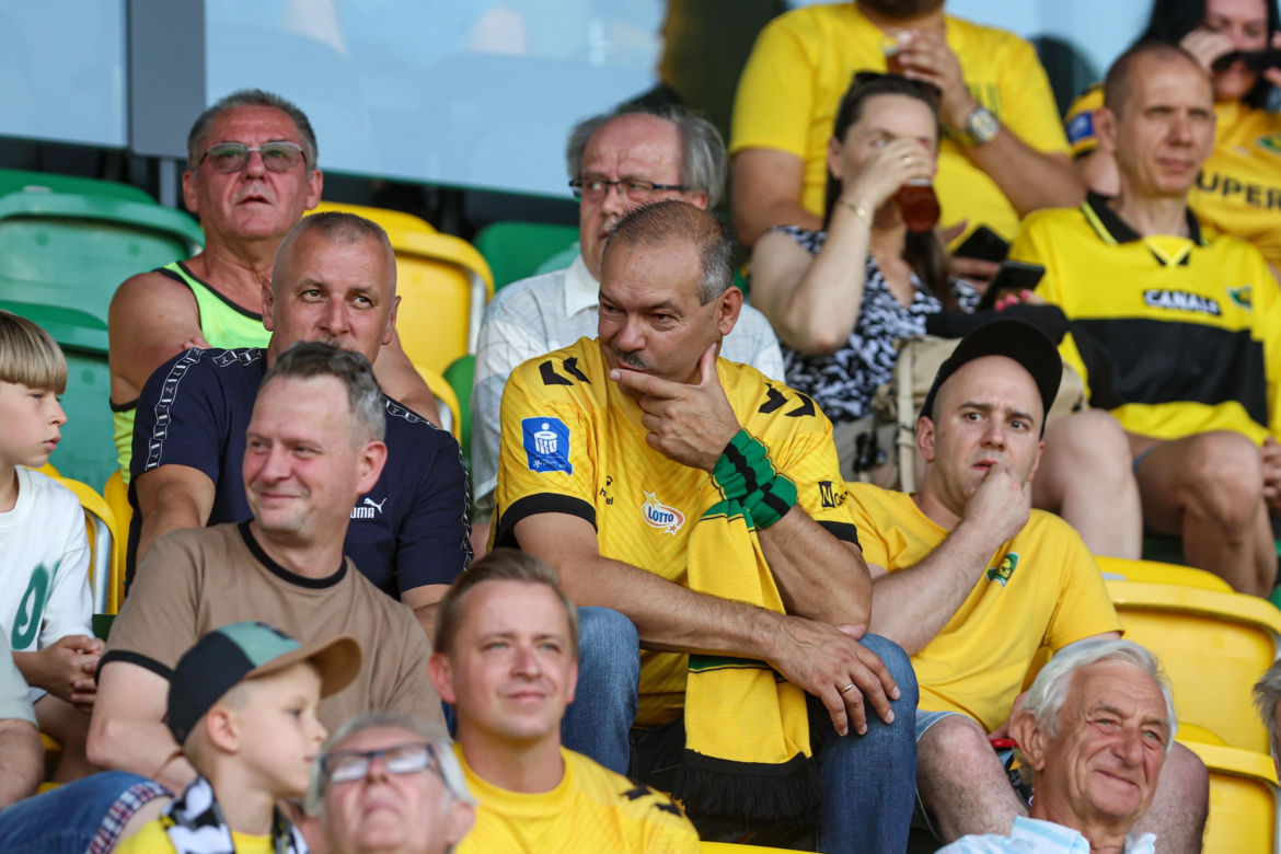 Kibice na meczu GKS Katowice - Arka Gdynia