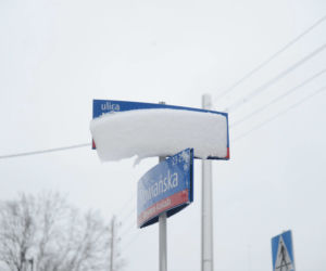 Śnieżyca w Warszawie