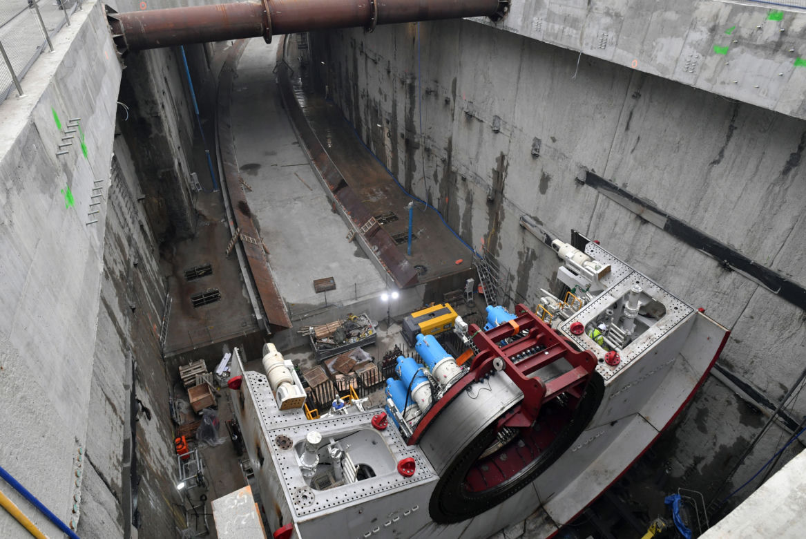 Świnoujście:Budowa tunelu 