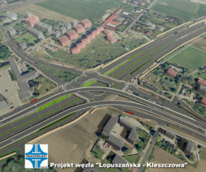 Projekt węzła Łopuszańska - Kleszczowa 