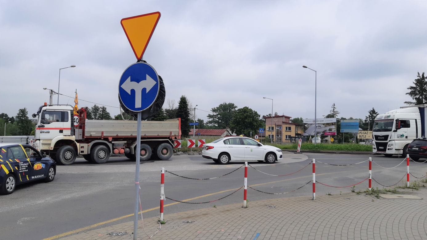 Remont ronda Lwowska - Okrężna