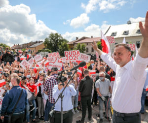 Andrzej Duda odwiedził Olkusz na kampanijnej trasie