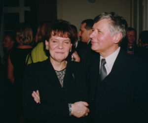 Andrzej Zaorski z żoną
