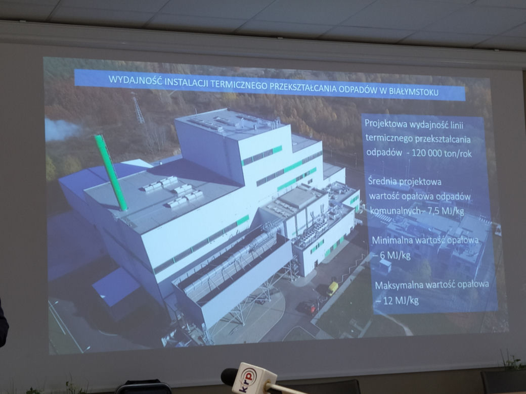 Przedstawiciele siedleckiego samorządu na wizycie w Spalarni ZUOK Białystok