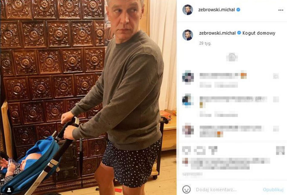 Michał Żebrowski świętuje urodziny syna
