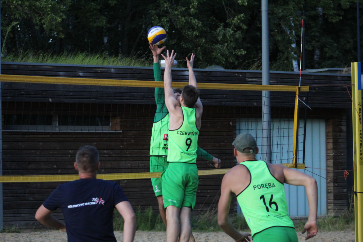 Trening Indykpolu AZS Olsztyn na plaży
