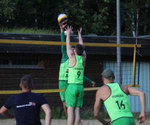 Trening Indykpolu AZS Olsztyn na plaży