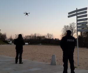 Olsztyńska policja tropi przez drona