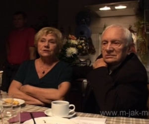 M jak miłość - kulisy serialu. 54 rocznia ślubu Mostowiaków. Witold Pyrkosz (Lucjan), Teresa Lipowska (Barbara)