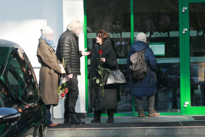 Pogrzeb Mirosława Krawczyka w Gdańsku: Aneta Zając i Mikołaj Krawczyk