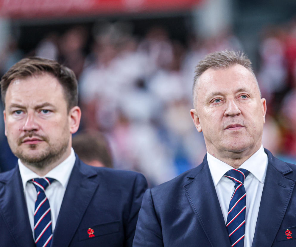 Cezary Kulesza i Łukasz Wachowski w garniturach. O nowym sponsorze PZPN, firmie Lidl, przeczytasz na SE Supersport.