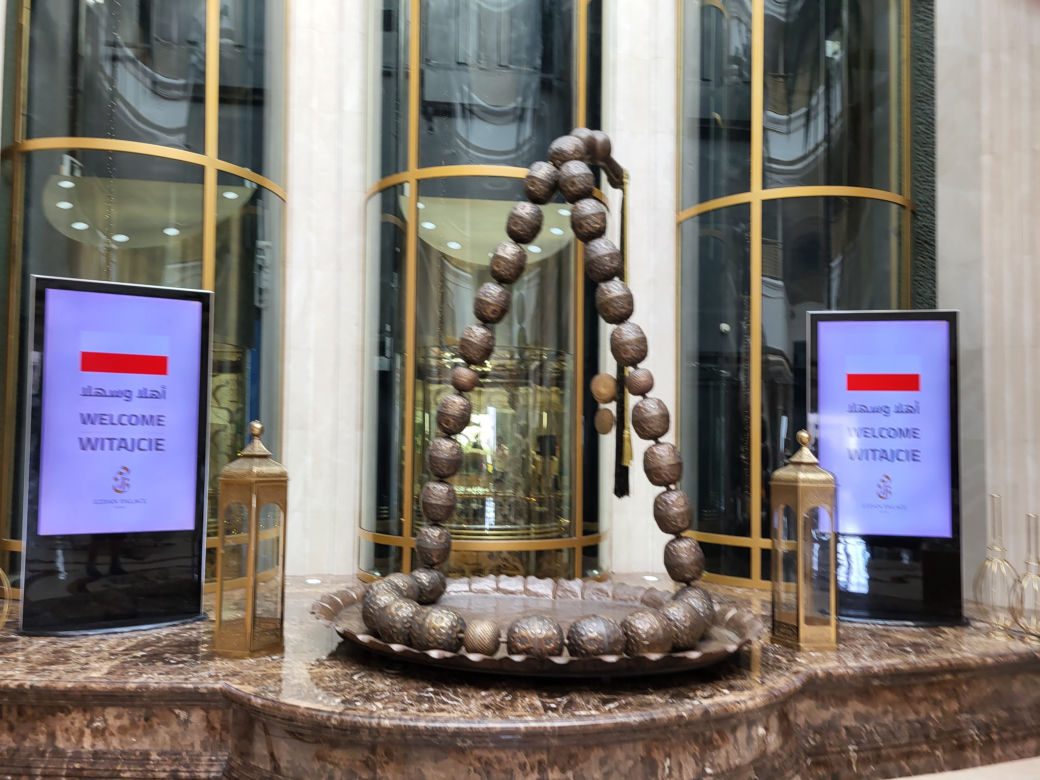 Tak wygląda hotel reprezentacji Polski w Katarze Ezdan Palace Hotel
