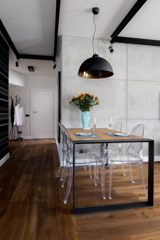 Jadalnia w stylu industrialnym