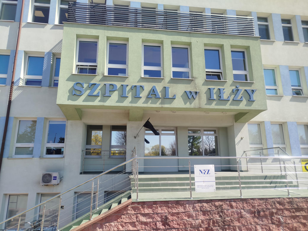 protest szpital w Iłży