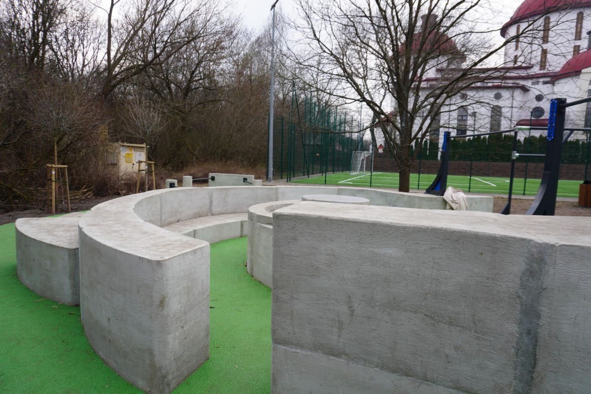 Flowpark w Parku Przy Bażantarni na Ursynowie