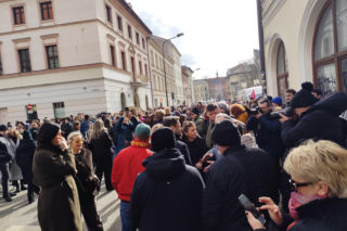 Kraków. Protest przeciwko budowie hoteli na Kazimierzu