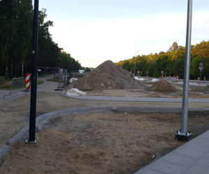 Budowa buspasów w Myślęcinku