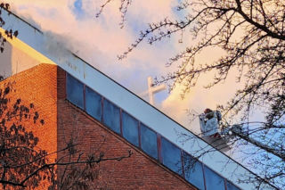 Pożar kościoła w Lublinie. Dramatyczna akcja strażaków!