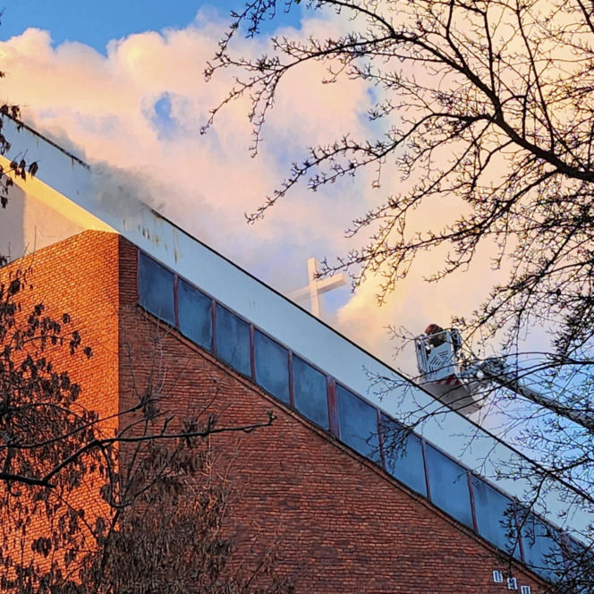 Pożar kościoła w Lublinie. Dramatyczna akcja strażaków!