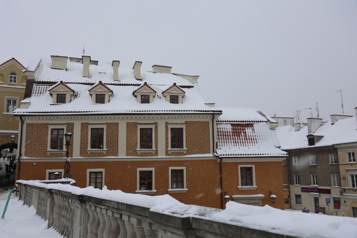 Śnieżyca w Lublinie